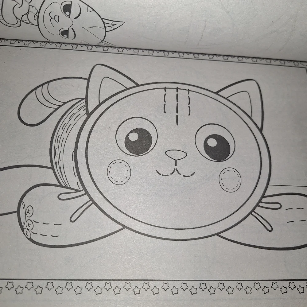 Gabbys Dollhouse Coloring Book w/ Stickers - Picture 3 of 9